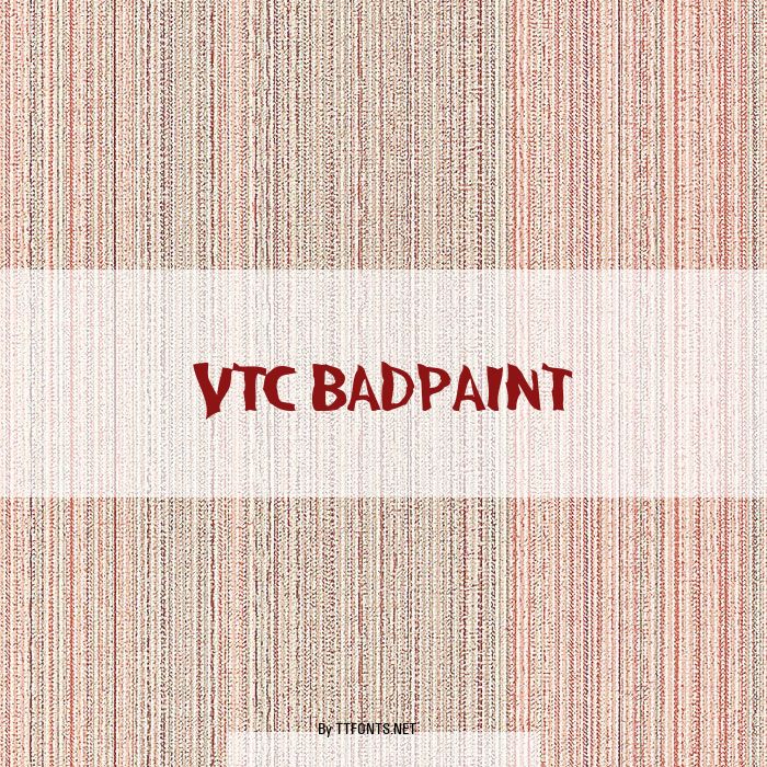 VTC BadPaint example
